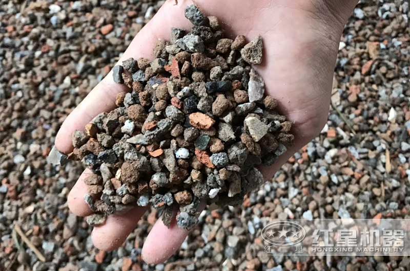 建筑垃圾加工成的再生骨料 建筑垃圾加工成的再生骨料