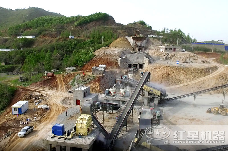 用戶石料生產現場，投資200萬輕松選擇多種型號設備